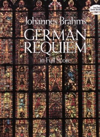Brahms German Requiem Full Score Sheet Music Songbook