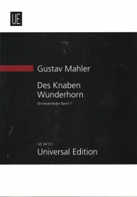 Mahler Des Knaben Wunderhorn Vol 1 Study Score Sheet Music Songbook