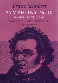 Schubert Symphony No 10 Full Score Sheet Music Songbook