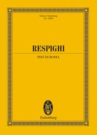 Respighi Pines Of Rome Study Score Sheet Music Songbook