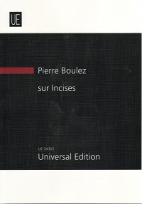 Boulez Sur Incises Study Score Sheet Music Songbook
