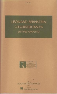 Bernstein Chichester Psalms Study Score Sheet Music Songbook