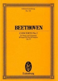 Beethoven Piano Concerto No 2 Op19 Study Score Sheet Music Songbook