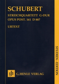 Schubert String Quartet G Op Post 161 Study Score Sheet Music Songbook