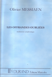Messiaen Les Offrandre Oubliees Pocket Score Sheet Music Songbook