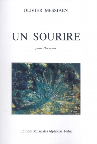 Messiaen Un Sourire Full Score Sheet Music Songbook
