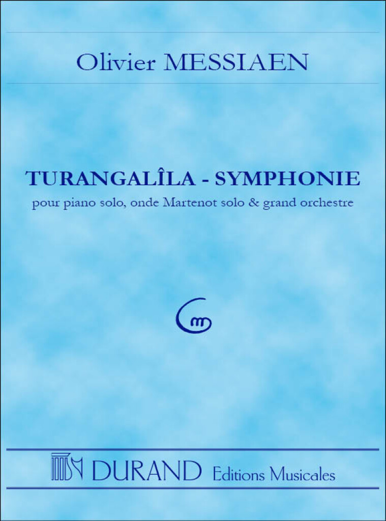 Messiaen Turangalila Symphonie Study Score Sheet Music Songbook