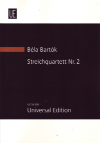 Bartok String Quartet No 2 Study Score Sheet Music Songbook