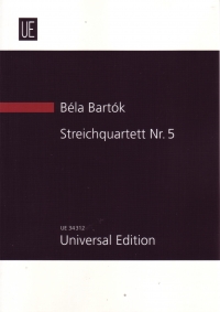 Bartok String Quartet No 5 Study Score Sheet Music Songbook