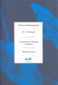 Moeran Violin Concerto Pocket Score Sheet Music Songbook