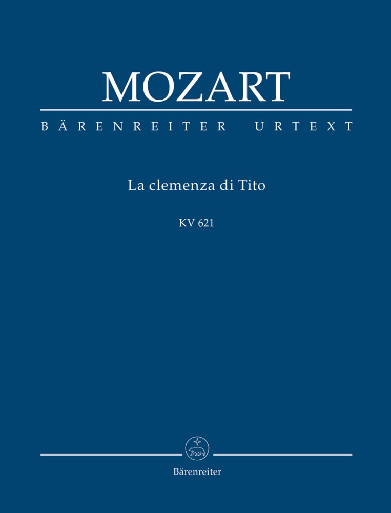 Mozart La Clemenza Di Tito K621 Study Score Sheet Music Songbook