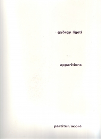 Ligeti  Apparitions Score Sheet Music Songbook
