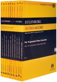 10 Greatest Piano Concertos Eulenburg 10 Vol Set Sheet Music Songbook