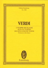 Verdi I Vespri Siciliani Mini Score Sheet Music Songbook