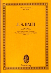 Bach Cantata No 212 Edited By Alberti Sheet Music Songbook