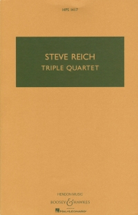 Reich Triple Quartet String Ensemble Study Score Sheet Music Songbook