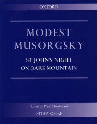 Mussorgsky St Johns Night On Bare Mountain Study Sheet Music Songbook
