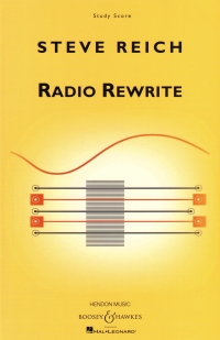 Reich Radio Rewrite Study Score Sheet Music Songbook