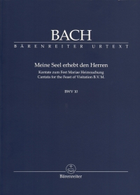 Bach Now My Soul Exalts The Lord Bwv 10 Study Sc Sheet Music Songbook