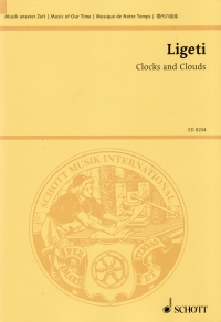 Ligeti Clocks And Clouds Study Score Sheet Music Songbook