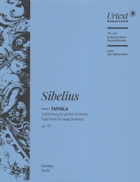 Sibelius Tapiola Op112 Full Score Sheet Music Songbook