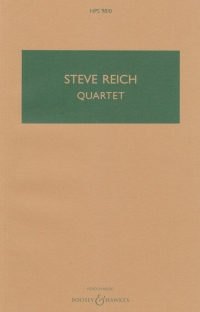 Reich Quartet 2 Vibraphones 2 Pianos Hps Study Sc Sheet Music Songbook