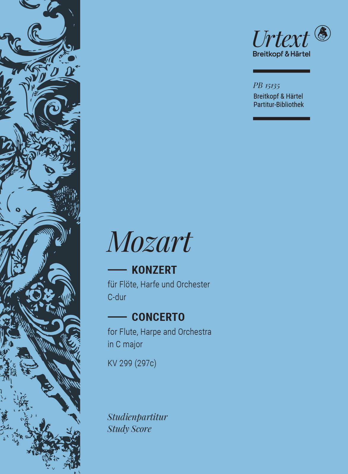 Mozart Concerto For Flute Harp & Orchestra Stsc Sheet Music Songbook