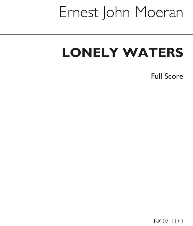 Moeran Lonely Waters Orchestra Full Score Sheet Music Songbook