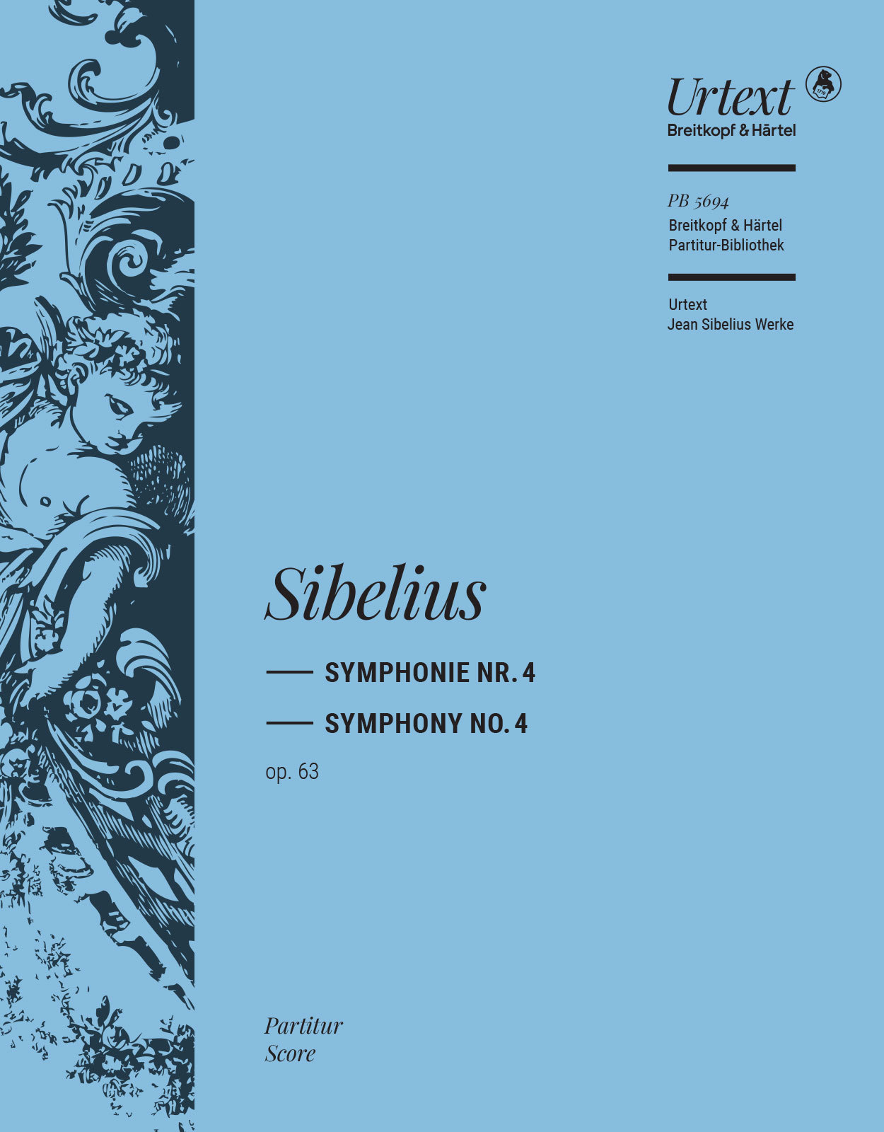 Sibelius Symphony No4 Op63 Full Score Sheet Music Songbook
