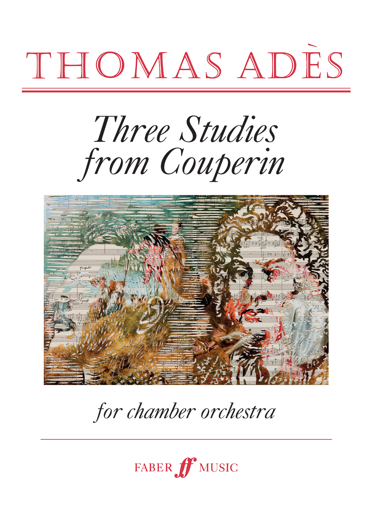 Ades Three Studies From Couperin Chamber Orch Sc Sheet Music Songbook