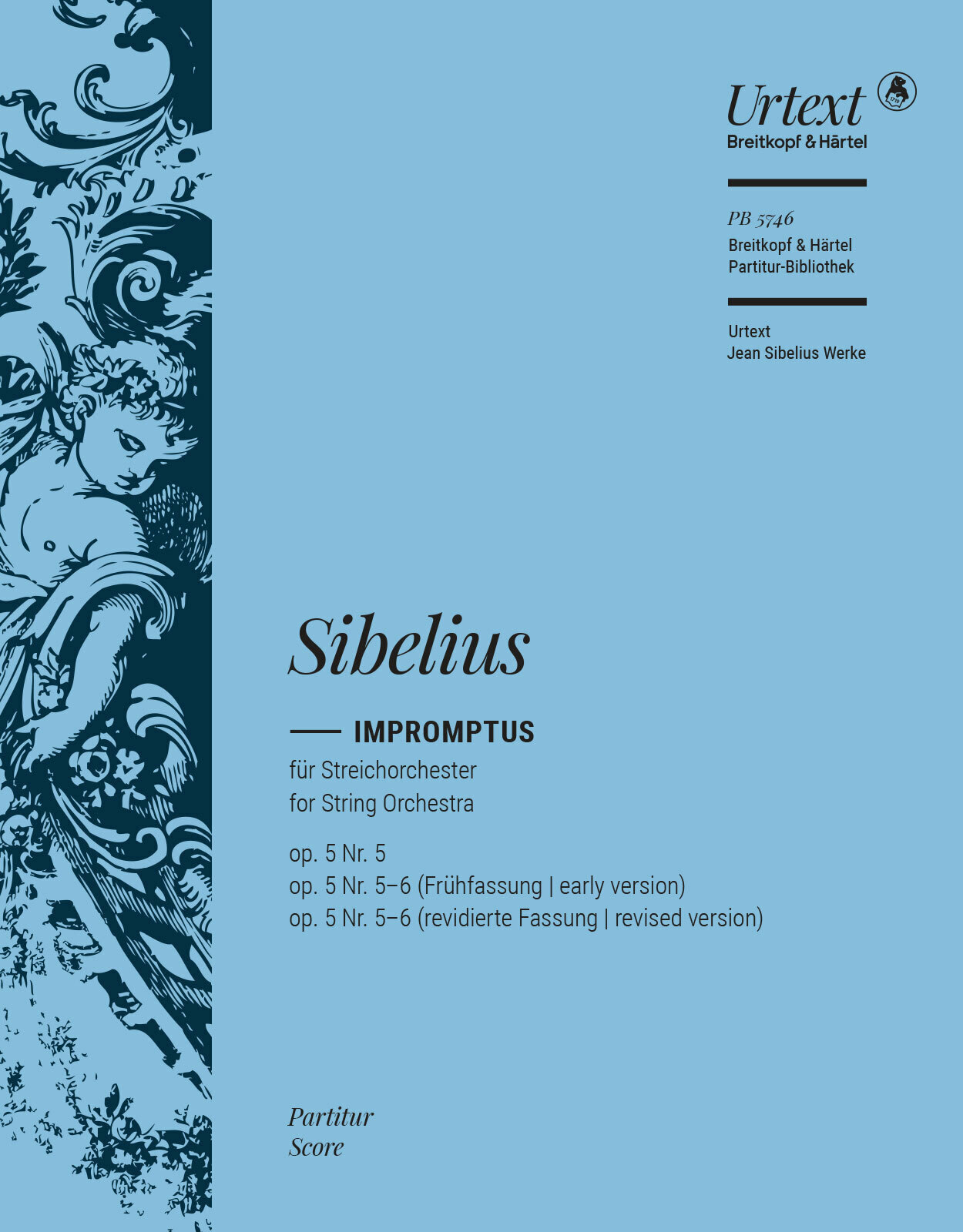 Sibelius Impromptus For String Orchestra Score Sheet Music Songbook