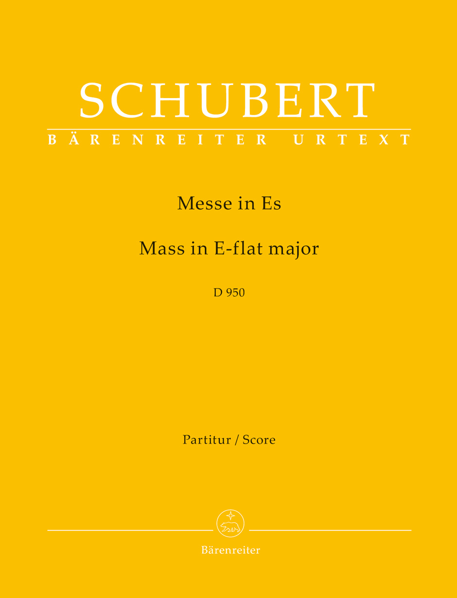 Schubert Mass In E-flat Major Full Score Sheet Music Songbook