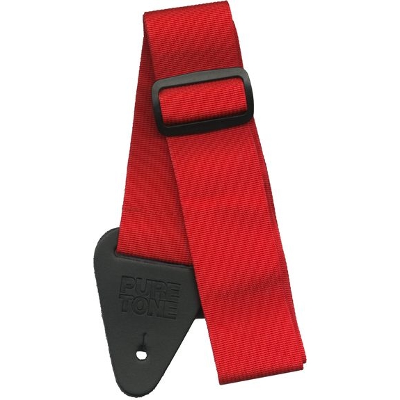 Guitar Strap (nylon) 5cm Red Pure Tone Sheet Music Songbook