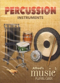 Music Playing Cards Percussion Instruments Sheet Music Songbook