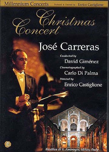 Jose Carreras Christmas Concert Dvd Sheet Music Songbook
