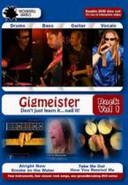 Gigmeister Rock Vol 1 Dvd Sheet Music Songbook