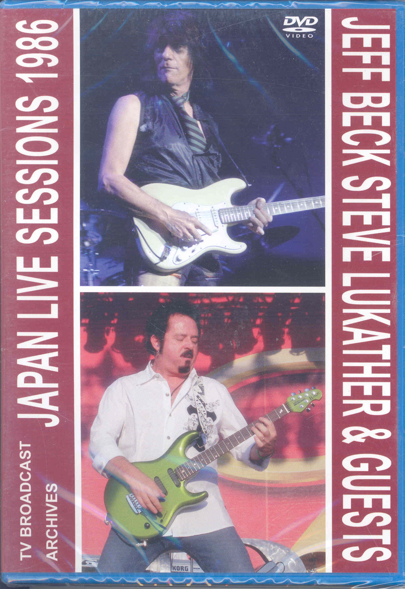 Jeff Beck & Steve Lukather Japan Live Session Dvd Sheet Music Songbook