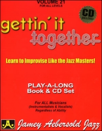 Aebersold 021 Gettin It Together Book/cd Sheet Music Songbook