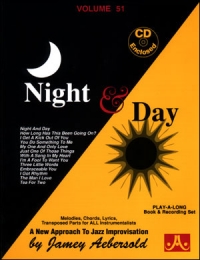 Aebersold 051 Night And Day Book/cd Sheet Music Songbook