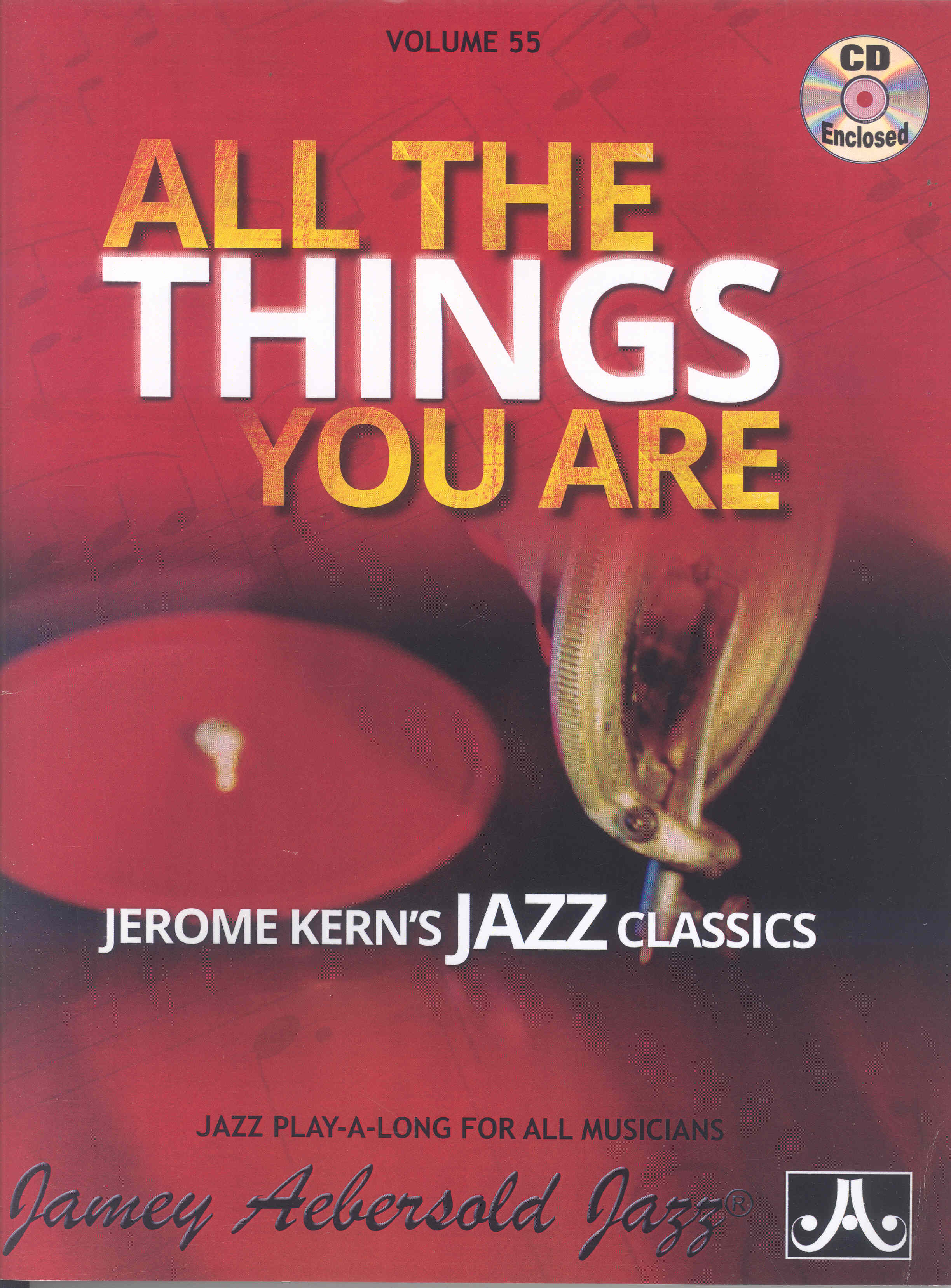 Aebersold 055 Jerome Kern All The Things Book/cd Sheet Music Songbook