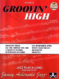 Aebersold 043 Groovin High Book/cd Sheet Music Songbook