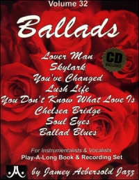 Aebersold 032 Ballads Book/cd Sheet Music Songbook