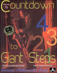 Aebersold 075 Countdown To Giant Steps Book/cd Sheet Music Songbook