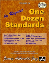 Aebersold 023 One Dozen Standards Book/cd Sheet Music Songbook