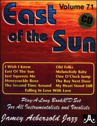 Aebersold 071 East Of The Sun Book/cd Sheet Music Songbook