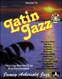 Aebersold 074 Latin Jazz Book/cd Sheet Music Songbook