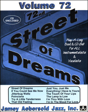 Aebersold 072 Street Of Dreams Book/cd Sheet Music Songbook