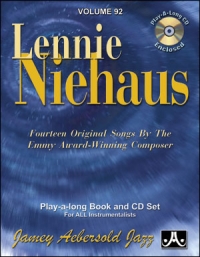 Aebersold 092 Lennie Niehaus Book/cd Sheet Music Songbook