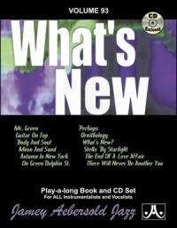 Aebersold 093 Whats New Guitar Trio Book/cd Sheet Music Songbook