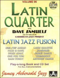 Aebersold 096 Latin Quarter Book/cd Sheet Music Songbook
